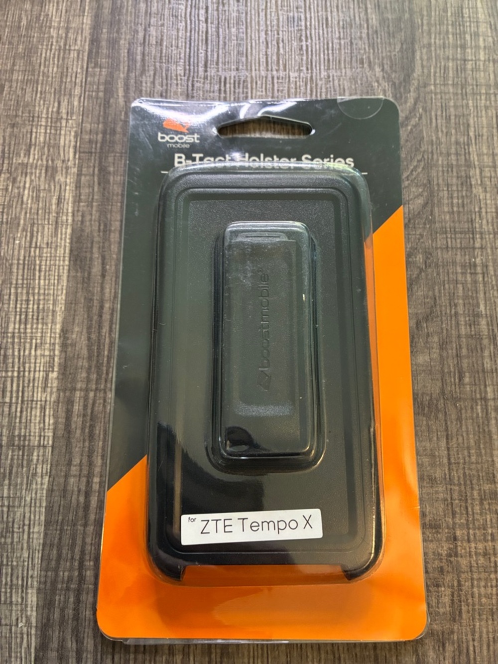 Black Belt-Clip Holster for ZTE Tempo X